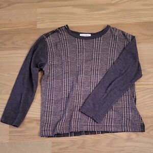 Dolce & Gabbana Kids Plaid Long Sleeve Shirt - Black and Gray